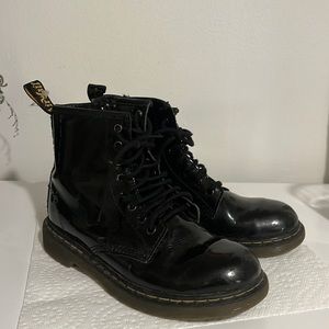 Black Shiny Doc Martens